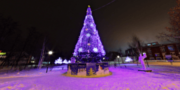 Новогодняя Елка на площади Кузнецова